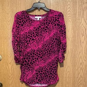 Leopard print top